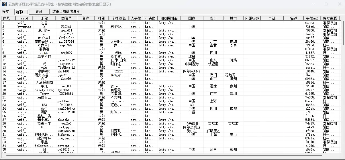 云剪好友-群成员资料提取助手