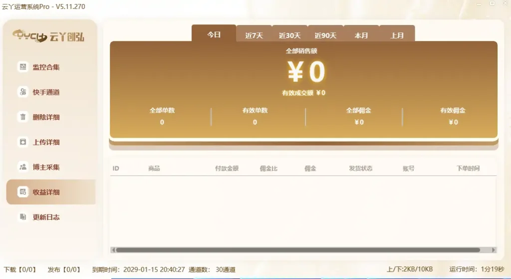 云丫运营系统示例图6